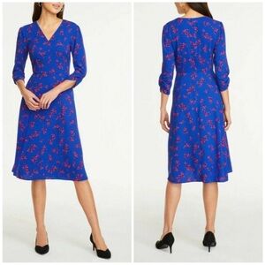 NWT Ann Taylor Factory 3/4 Sleeve Floral Dress